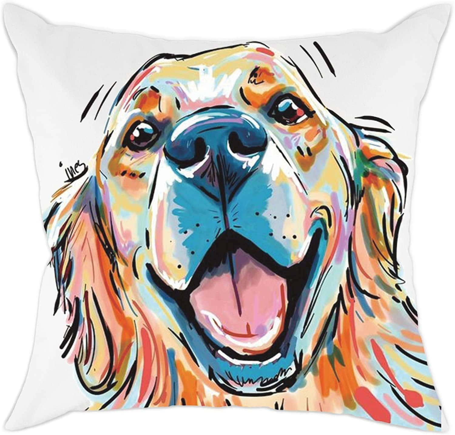 Golden Retriever Throw Pillow Covers
