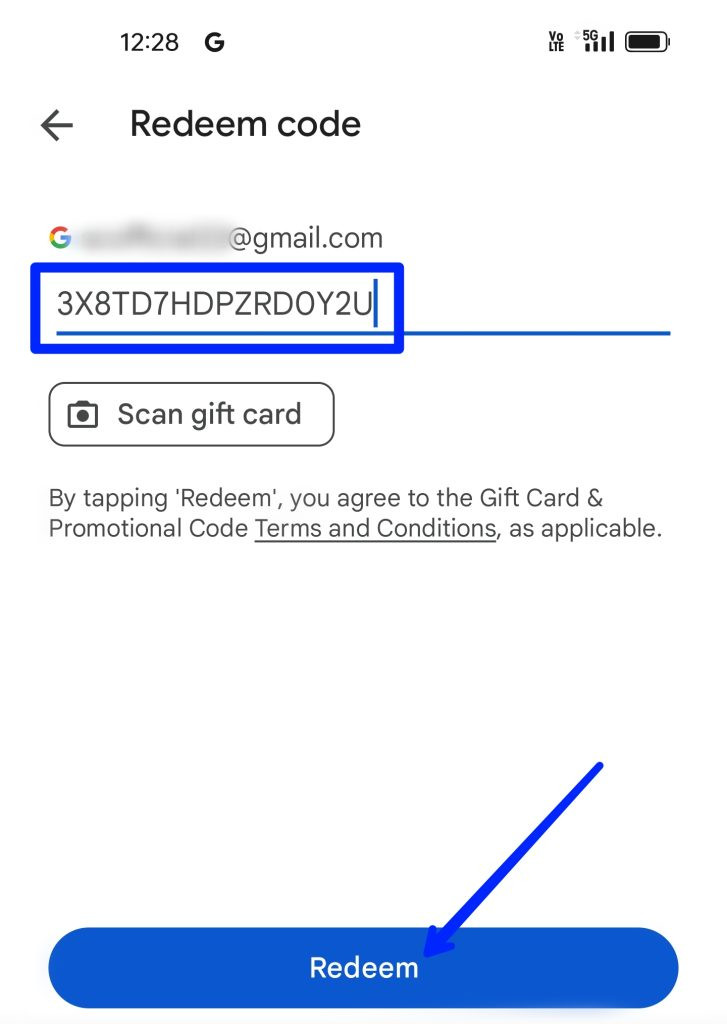 Free Google Play Codes