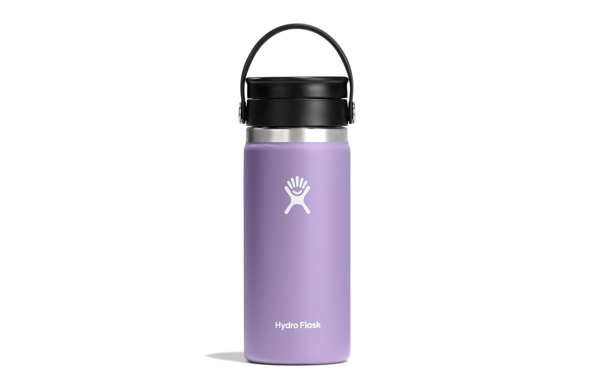 Image of a Hydro Flask water bottle in a stylish color, highlighting its sleek design and durable construction for everyday hydration.