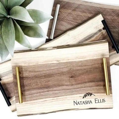 Live Edge Serving Tray
