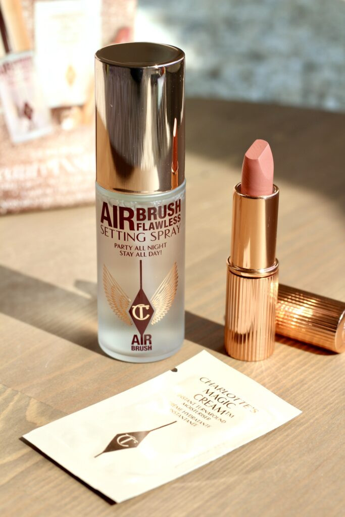 Charlotte Tilbury Pillow Talk Lipstick and Setting Spray Birthday Gift