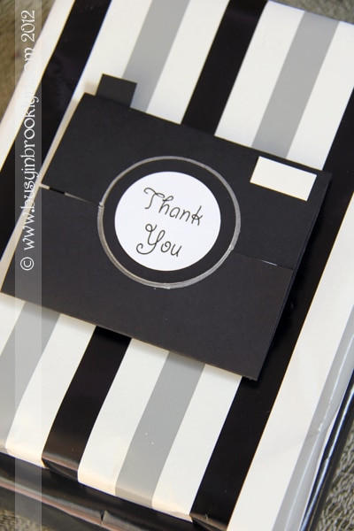 Camera themed teacher gift idea featuring a photo album and picture frame