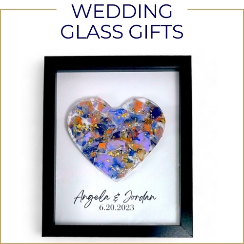 Jewish Wedding Glass Keepsake Gifts
