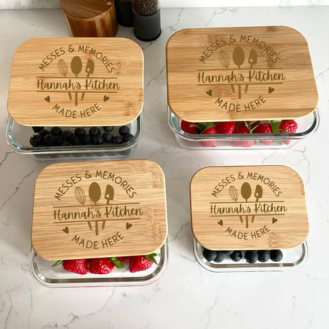 Savor and Store Glass Quartet Set
