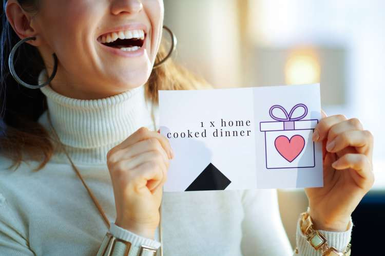 Personalized love coupons, a creative birthday gift idea for wife, offering gestures of love and affection (via Canva)