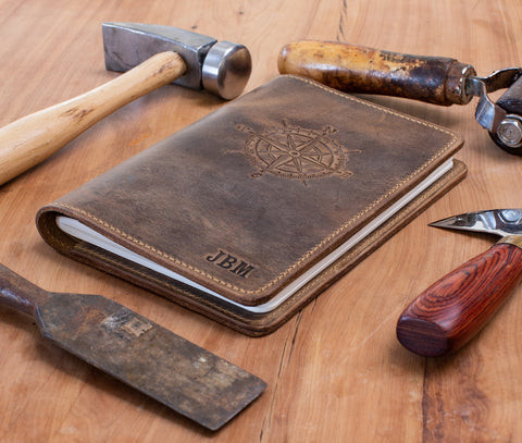 Personalized Leather Travel Journal
