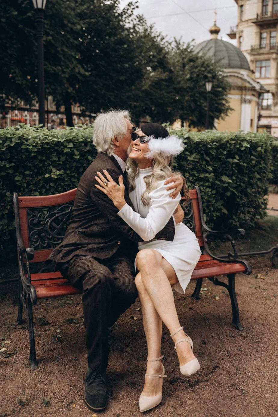 Mature couple celebrating anniversary