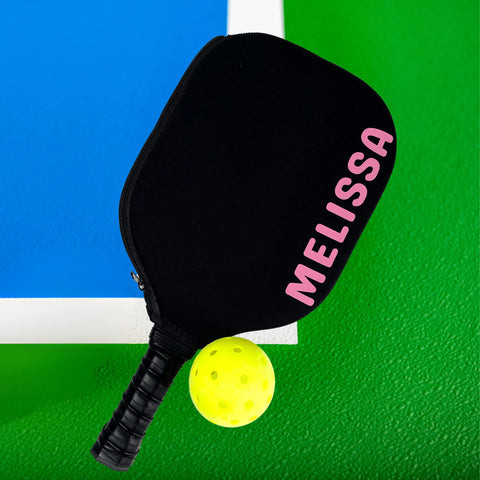 Personalized Pickleball Paddle Cover for pickleball players