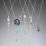 one of a kind, artist made, sterling silver, gemstone and pearl necklaces, handmade in Seattle USA