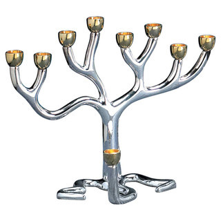 Tree Of Life Hanukkah Menorah