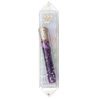 Sands Pastel Crushed Glass Wedding Mezuzah
