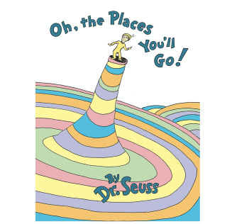 Oh, the Places You'll Go Dr Seuss Book Preschool Graduation Gift
