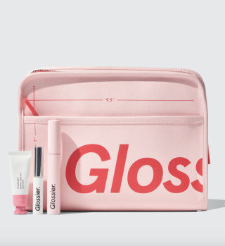 Glossier The Beauty Bag for stylish organization