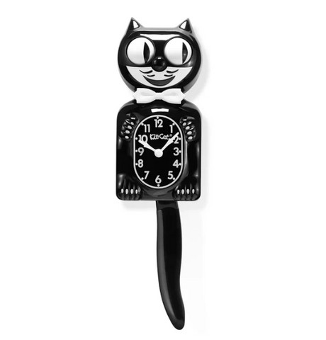 MoMA Design Store's Kit-Cat Clock with wagging tail, an organized gift for cat lovers