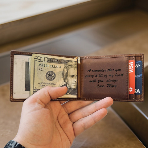 Sentimental Leather Wallet