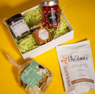 Women In Food Box Christmas Gift for Grandma
