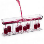Stunning 8 Cup Lucite Waterfall Fountain Set