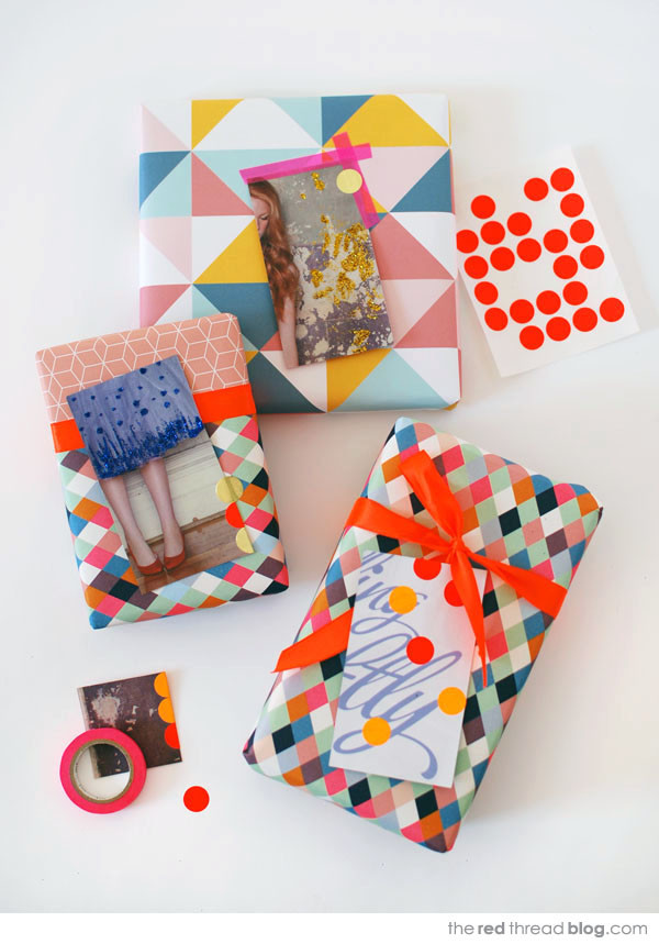 the red thread wrapped tags