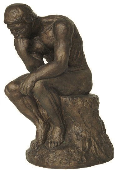 bronze the thinker statue reproduction