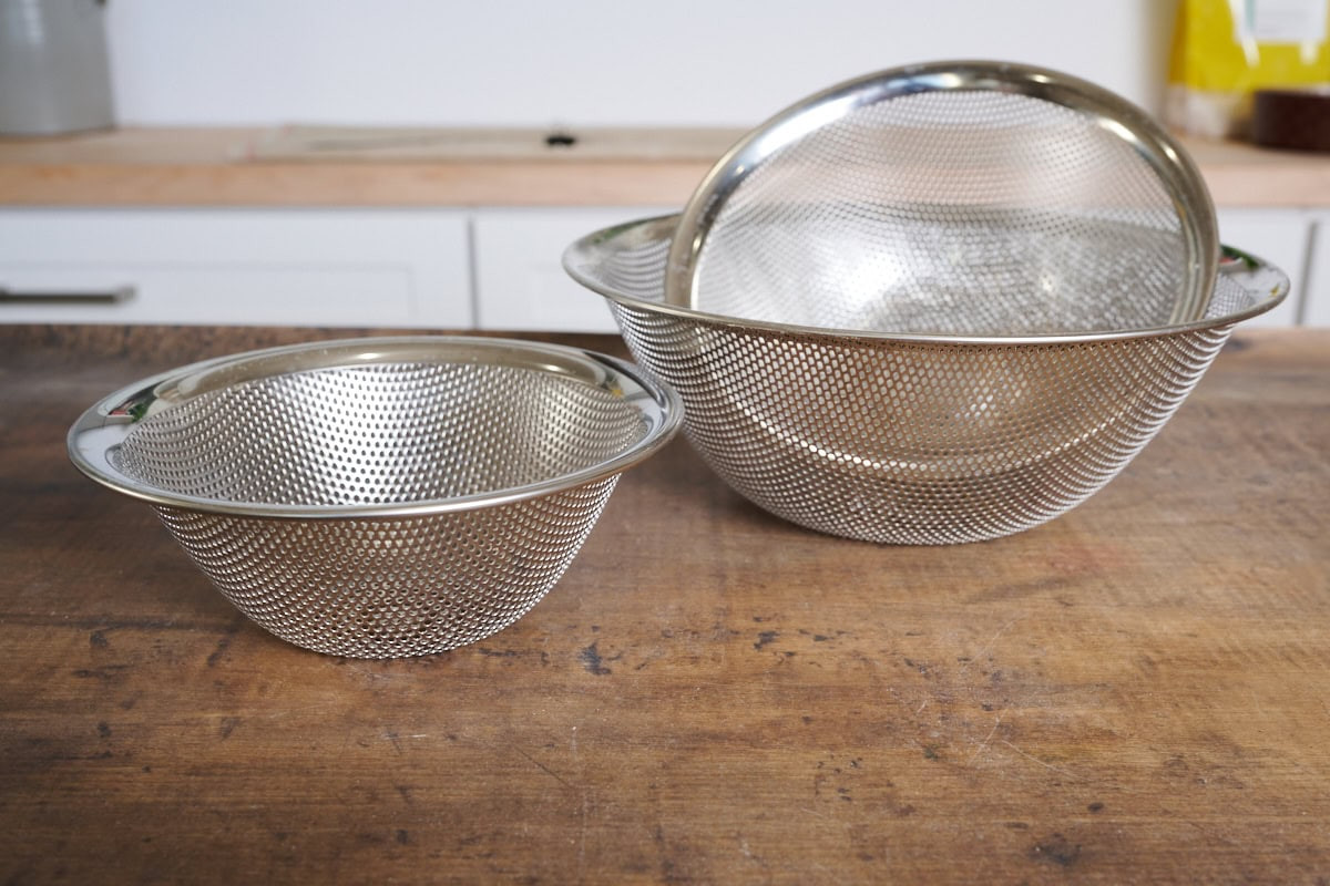Sori Yanagi Japanese strainers for bread baking gifts