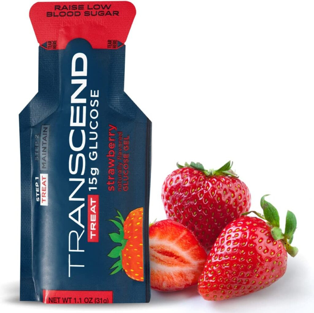 Transcend glucose gels for quick blood sugar correction
