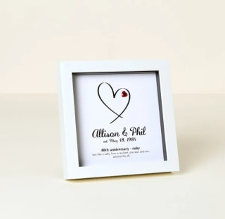 Personalized Anniversary Material Art