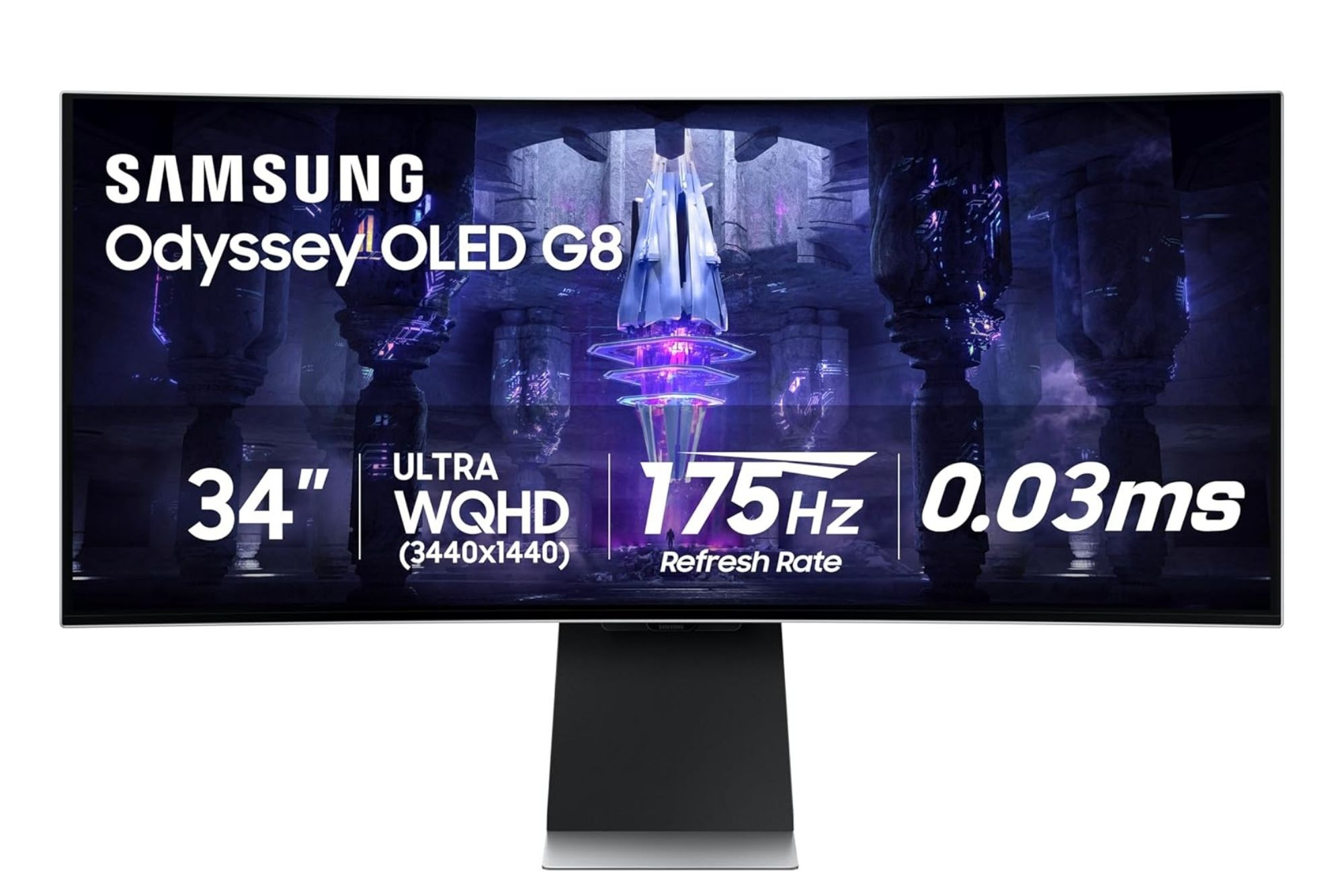 Samsung Odyssey G85SB curved gaming monitor, a tech luxury gift for gamer men
