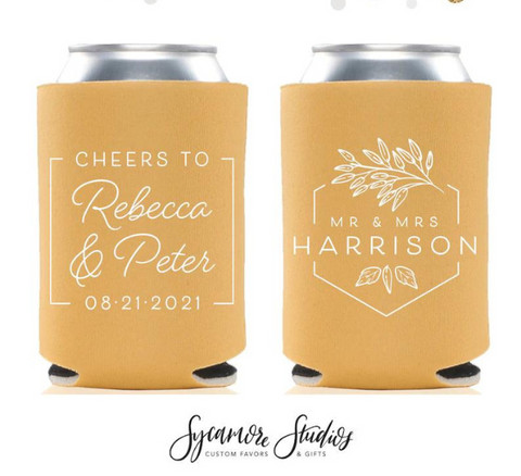 Wedding Can Cooler