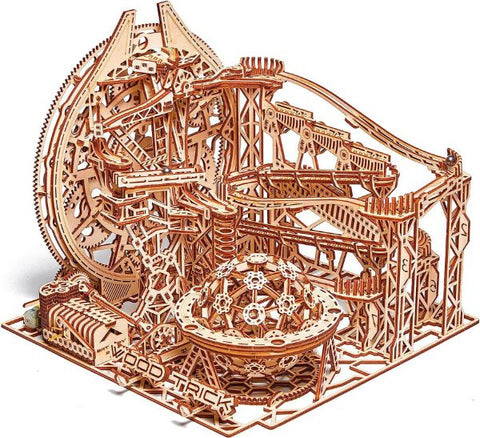 3D Wooden Marble Run Puzzle Construction Kit