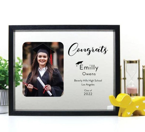 Custom Framed Graduation Plaque