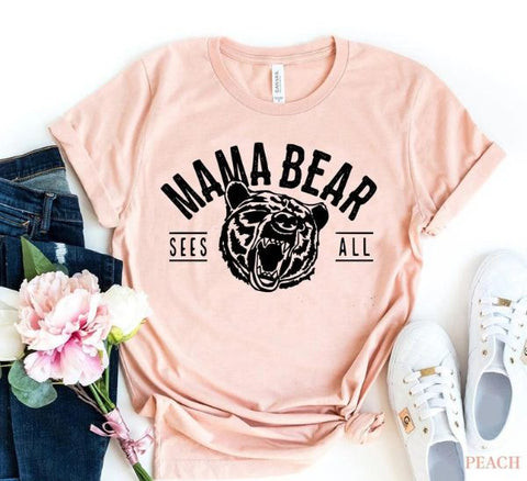 Mama Bear T-shirt funny mom gag gift