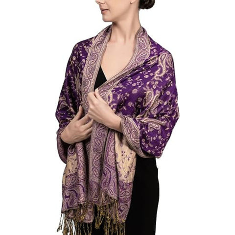Reversible Pashmina Shawl for style and warmth