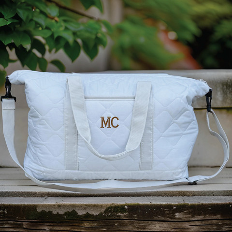 Personalized Travel Duffle Bag for senior travel
