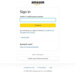 Sign in to Amazon