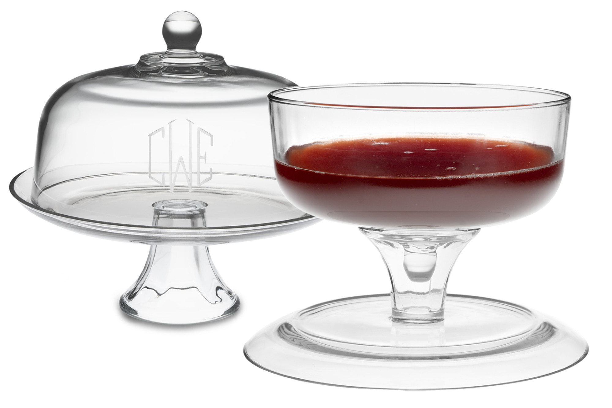 Williams Sonoma Glass Domed Cake Plate Punch Bowl, a versatile and unique Christmas gift for entertainers