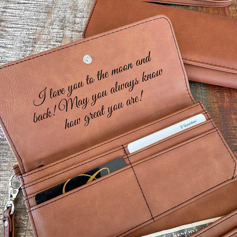 Sentimental Personalized Wristlet for senior women