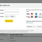 Add Payment Method on Amazon