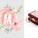 Floral keepsake box