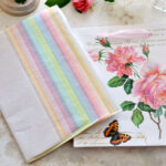 Stack of tissue paper sheets