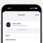 View your Apple Account balance on iOS devices.