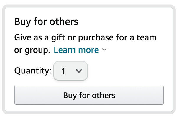 Kindle book buy for others