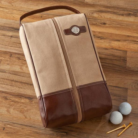 Monogrammed duffle bag for travel or gym