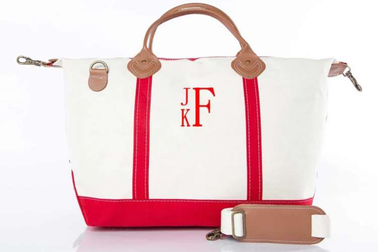 weekend bag 50th birthday gift idea
